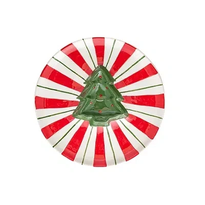 Kirkland's Peppermint Tree Chip & Dip Plate In Multi