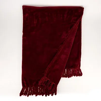 Kirkland's Perfectly Plush Throw In Red