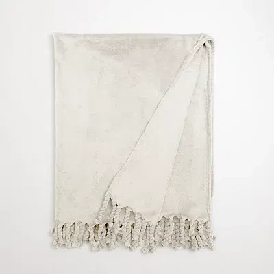 Kirkland's Perfectly Plush Throw In White