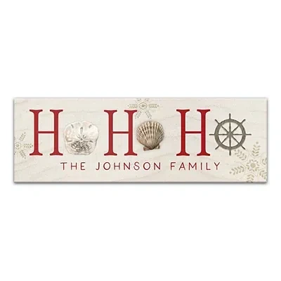 Kirkland's Personalized Coastal Ho Canvas Art Print