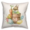 Kirkland's Personalized Garden Bunny Pillow In Multi