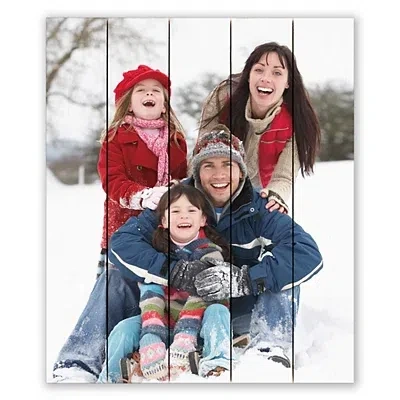 Kirkland's Personalized Photo Vertical Wood Pallet Wall Art In White