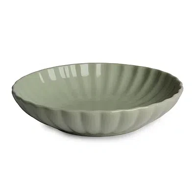 Kirkland's Petal Ceramic Dinner Bowl In Green