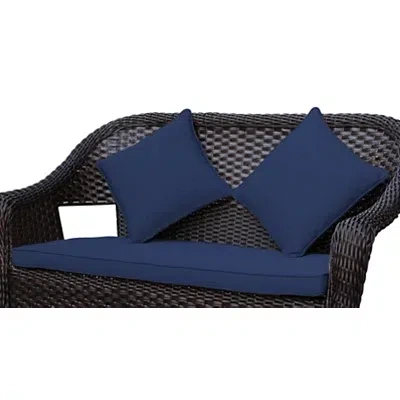 Kirkland's Pillow And Loveseat Cushions In Blue