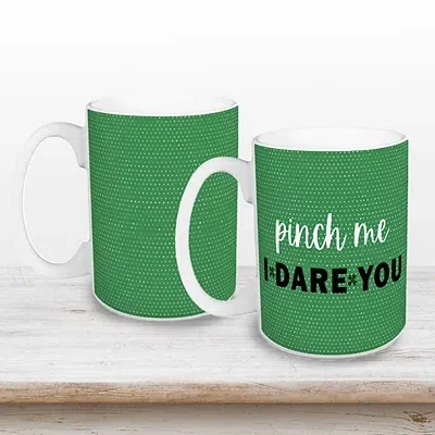 Kirkland's Pinch Me I Dare You Mugs In White