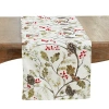 Kirkland's Pinecone And Red Berry Table Runner In Multi