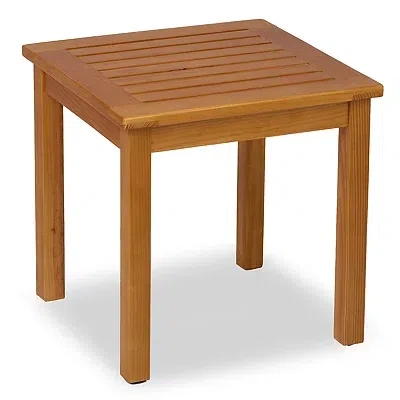 Kirkland's Pinewood Side Table In Brown