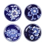 Kirkland's Pip Vintage Blue Floral Appetizer Plates In Blue