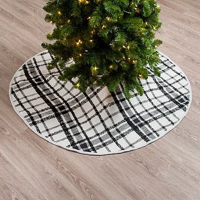 Kirkland's Plaid Christmas Tree Skirt In Multi