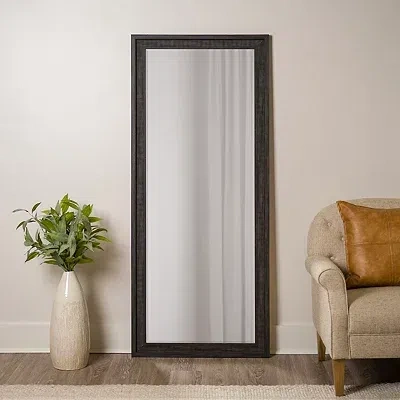 Kirkland's Plank Profile Leaner Mirror In Black