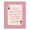 Kirkland's Playing Card Canvas Art Print In Pink
