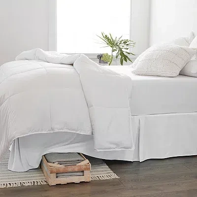 Kirkland's Pleated Full Bed Skirt In White