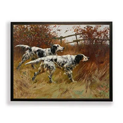 Kirkland's Pointer Dogs Framed Art Print In Multi