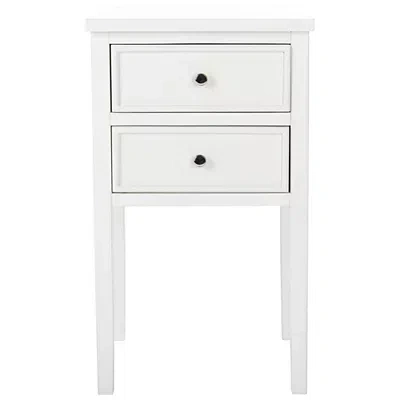 Kirkland's Poplar Mirsade Traditional Accent Table In White
