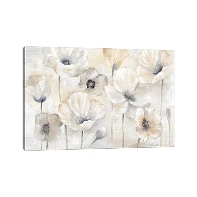 Kirkland's Poppy Garden Canvas Art Print In Gray