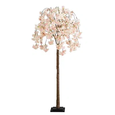 Kirkland's Pre-lit Warm Led Cherry Blossom Tree In Black