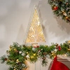 Kirkland's Pre-lit White Wood A-frame Tree In Multi