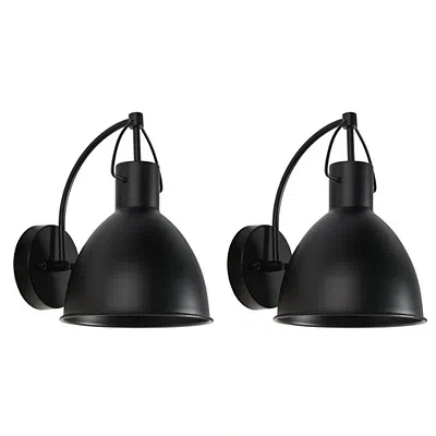 Kirkland's Priestly Outdoor Wall Sconces In Black