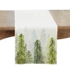 Kirkland's Printed And Beaded Trees Table Runner In Multi