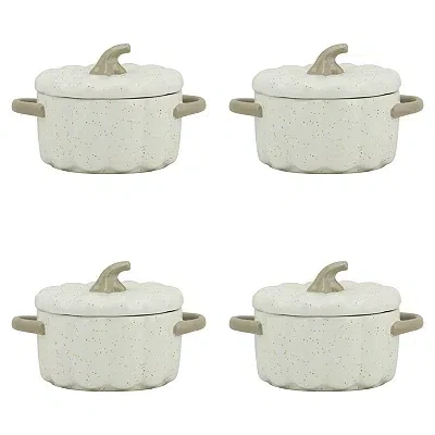Kirkland's Pumpkin Patch Tureens In White