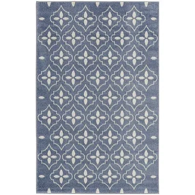 Kirkland's Quatrefoil Indoor/outdoor Rug In Multi