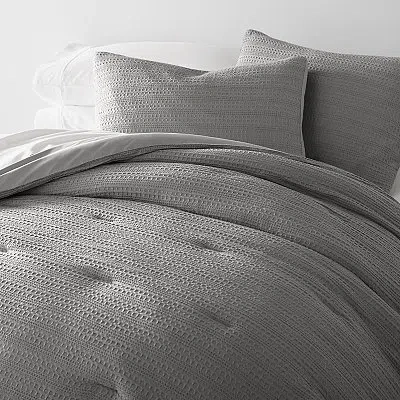 Kirkland's Queen Comforter Set In Gray