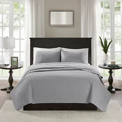 Kirkland's Queen Coverlet Set In Gray