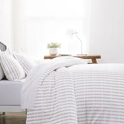Kirkland's Queen Duvet Set In White