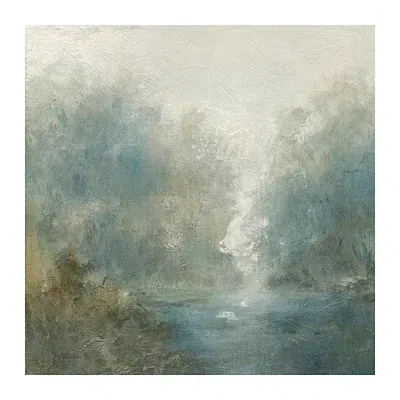 Kirkland's Quiet Mist Canvas Art Print In Blue
