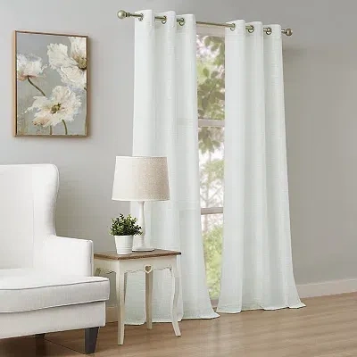 Kirkland's Rachel Ashwell Basil Kinsley Curtain Set In White