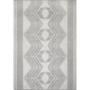 Kirkland's Raina Gray Tribal Zig Zag Outdoor Rug In Gray
