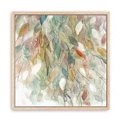 Kirkland's Rainy Cascade I Framed Canvas Art Print In Multi