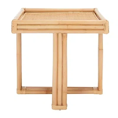 Kirkland's Rattan Alari Accent Table In Brown