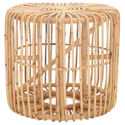 Kirkland's Rattan Jade Accent Table In Brown