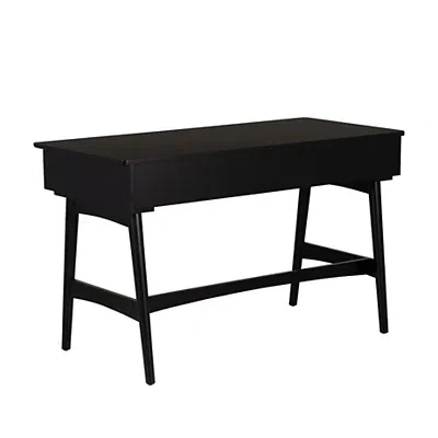 Kirkland's Rattan Ryker Desk In Black