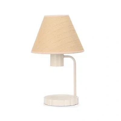 Kirkland's Rattan Shade Scalloped Base Candle Warmer Lamp In Multi