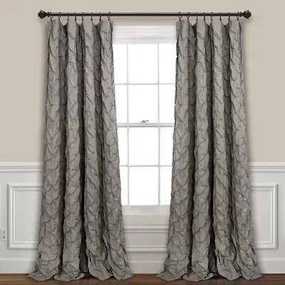 Kirkland's Ravello Pintuck Curtain Panel In Gray