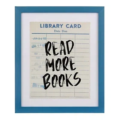 Kirkland's Read More Books Library Card Wall Plaque In Multi