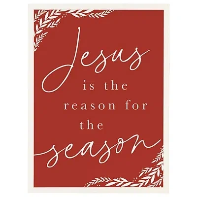Kirkland's Reason For The Season Wall Plaque In Red