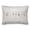 Kirkland's Reindeer Lineup Christmas Pillow In White
