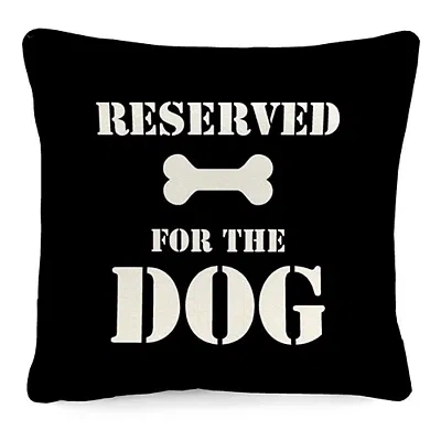 Kirkland's Reserved For The Dog Outdoor Pillow In Multi