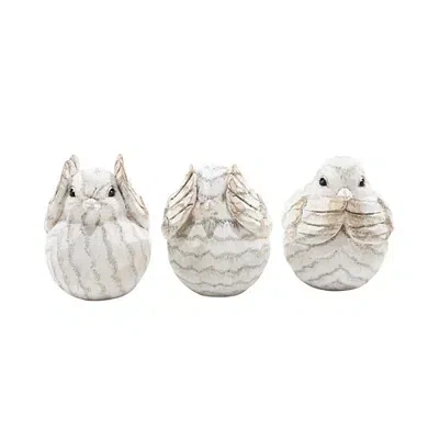 Kirkland's Resin Bird Figurines In White