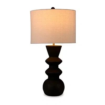 Kirkland's Resin Modern Table Lamp In White