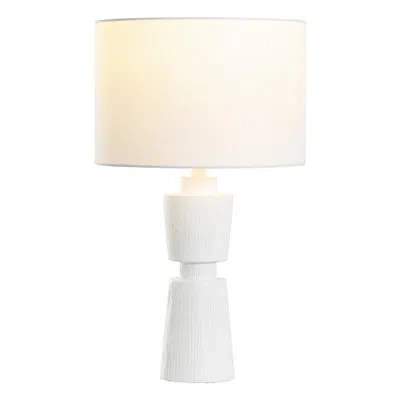 Kirkland's Resin Nikki Table Lamp In White