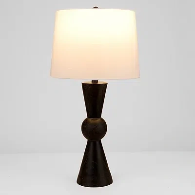 Kirkland's Resin Preston Table Lamp In White