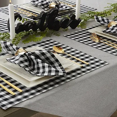 Kirkland's Reversible Placemats In Black