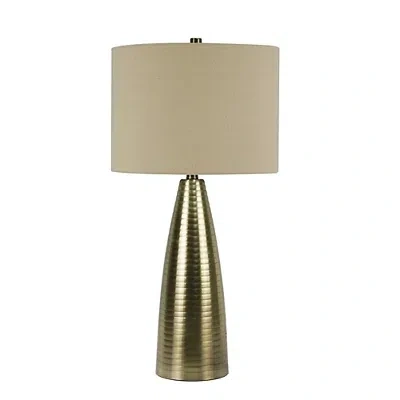 Kirkland's Ribbed Tapered Table Lamp In Multi