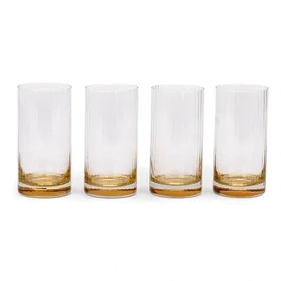 Kirkland's Ripple Gold Base Tumblers