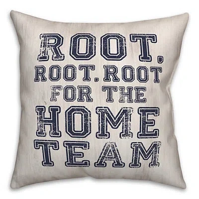 Kirkland's Root For The Home Team Pillow In Blue