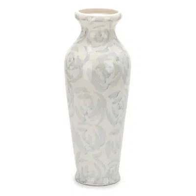 Kirkland's Roses Fluted Ceramic Vase In Multi